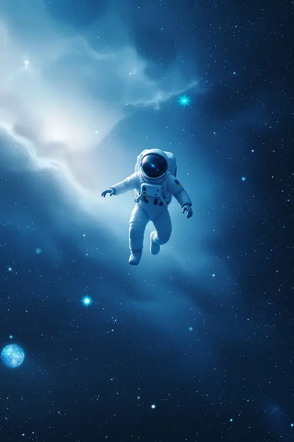 星海回声 - 影视大全在线观看 影视大全在线观看电影《星海回声》宇航员星空科幻竖版封面